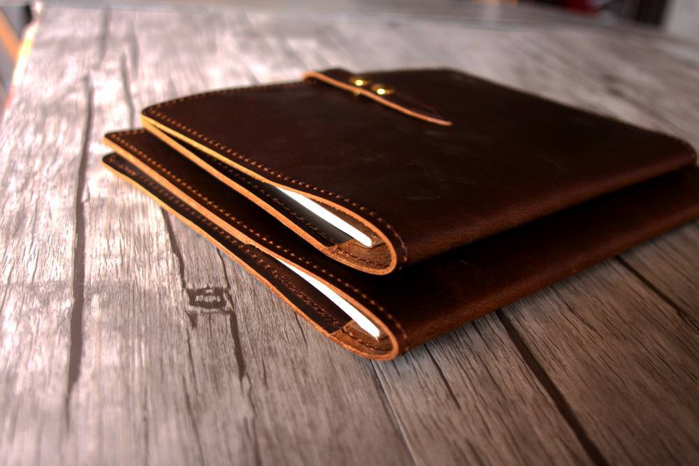 25 pcs Leather A4 Leather Notebook Cover Refillable with logo