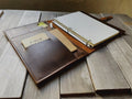 Personalized Refillable Leather Journal Binder – A4, A5, B5 Sizes