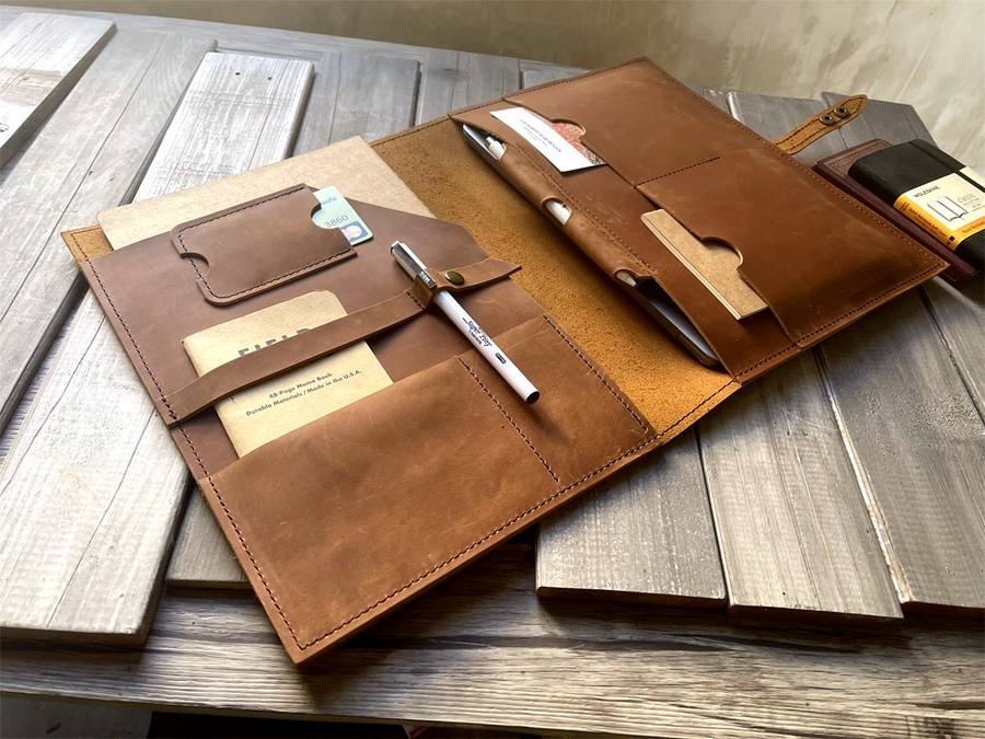 Personalized Handmade Leather MacBook Sleeve | Pro/Air 13–16" (M2/M3)
