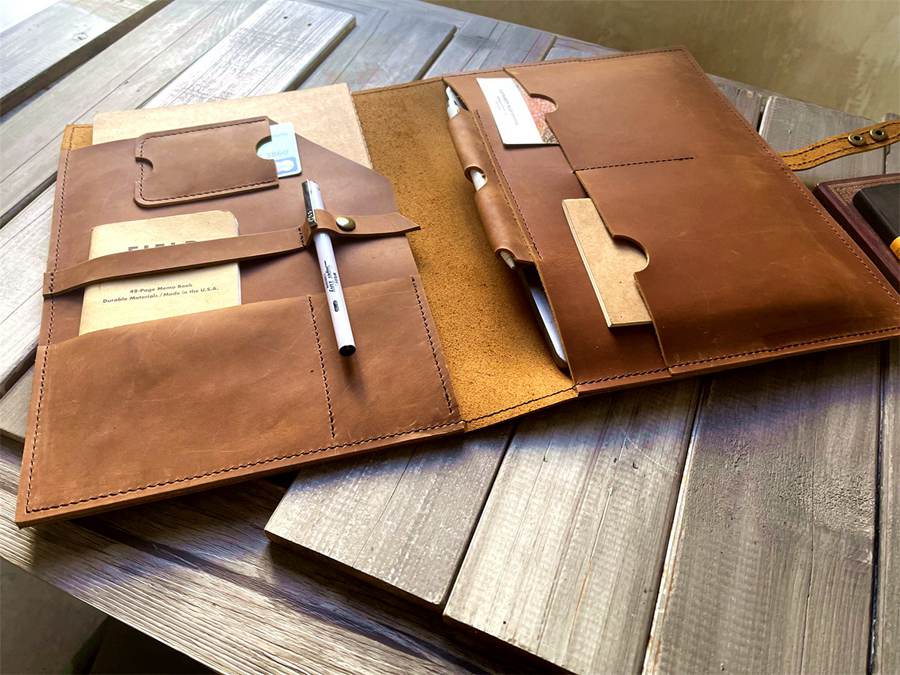 Personalized Handmade Leather MacBook Sleeve | Pro/Air 13–16" (M2/M3)