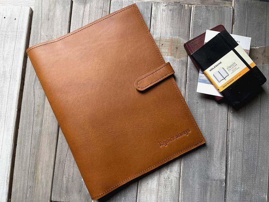 Personalized Leather MacBook Pro M2/M3 Max Sleeve – 13/14/16 Inch Handmade Case
